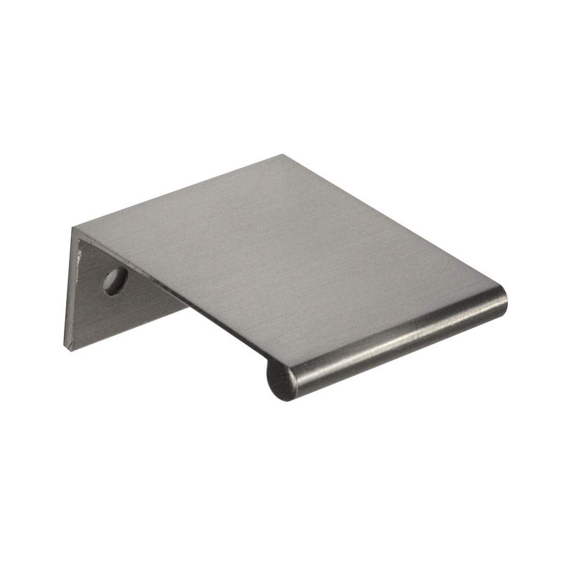 CKP #3306-1.5 in. CKP Brand Back Mount Finger Edge Pull, Brushed Nickel - 10 Pack - Image 1